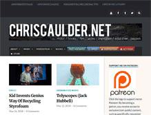 Tablet Screenshot of chriscaulder.net